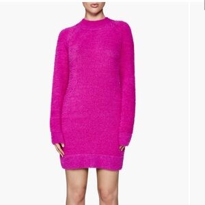 NWT XS Bardot Pink Sweater Dress